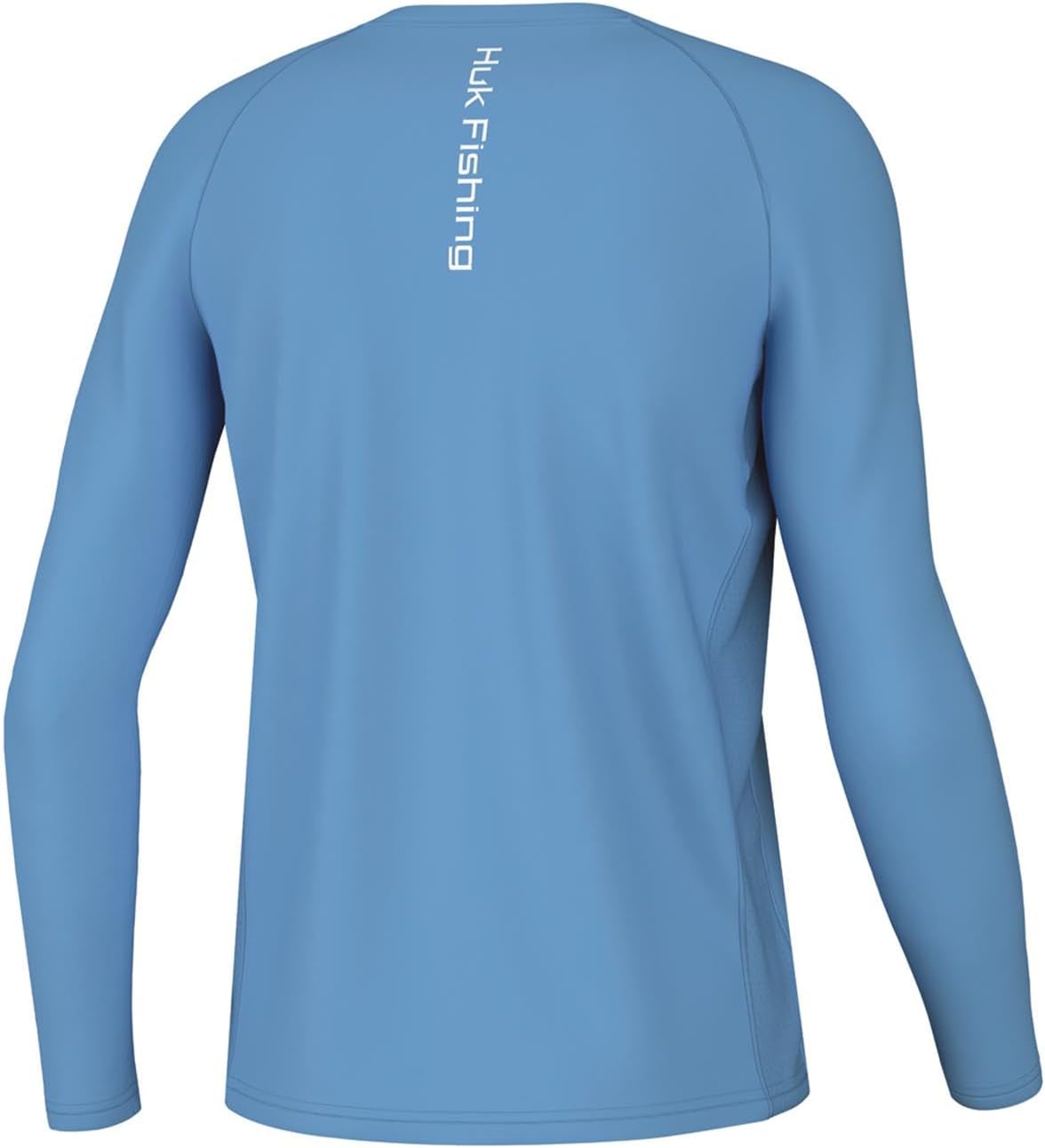 HUK Boys Pursuit Graphic Long Sleeve Shirt, Fishing for Kids, Marolina Blue, Large US