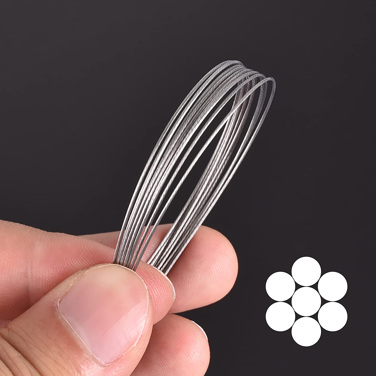 ZASIE Carolina Rigs for Fishing - Steel Fishing Leaders with Weights, Pre-Rigged with 1/2 oz Weight, 10 Pcs