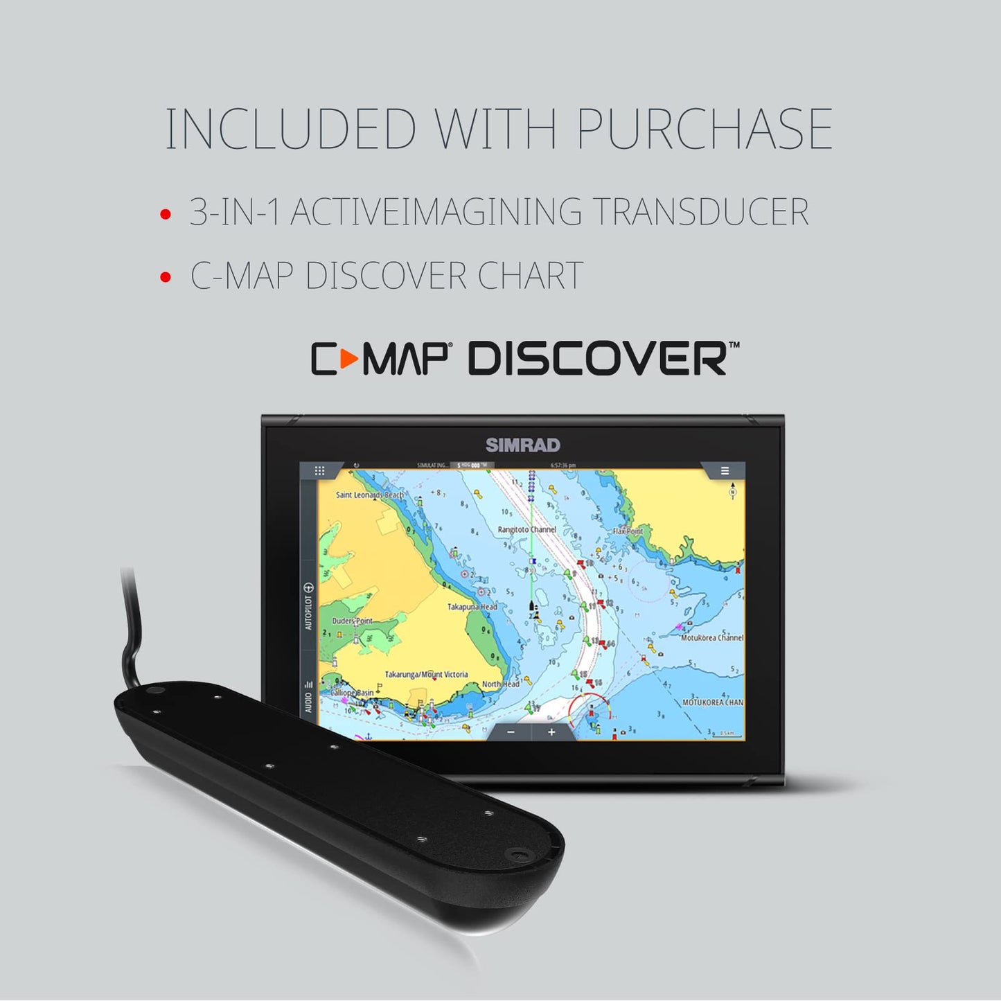 Simrad GO9 XSE Chartplotter Fishfinder - GPS Navigation