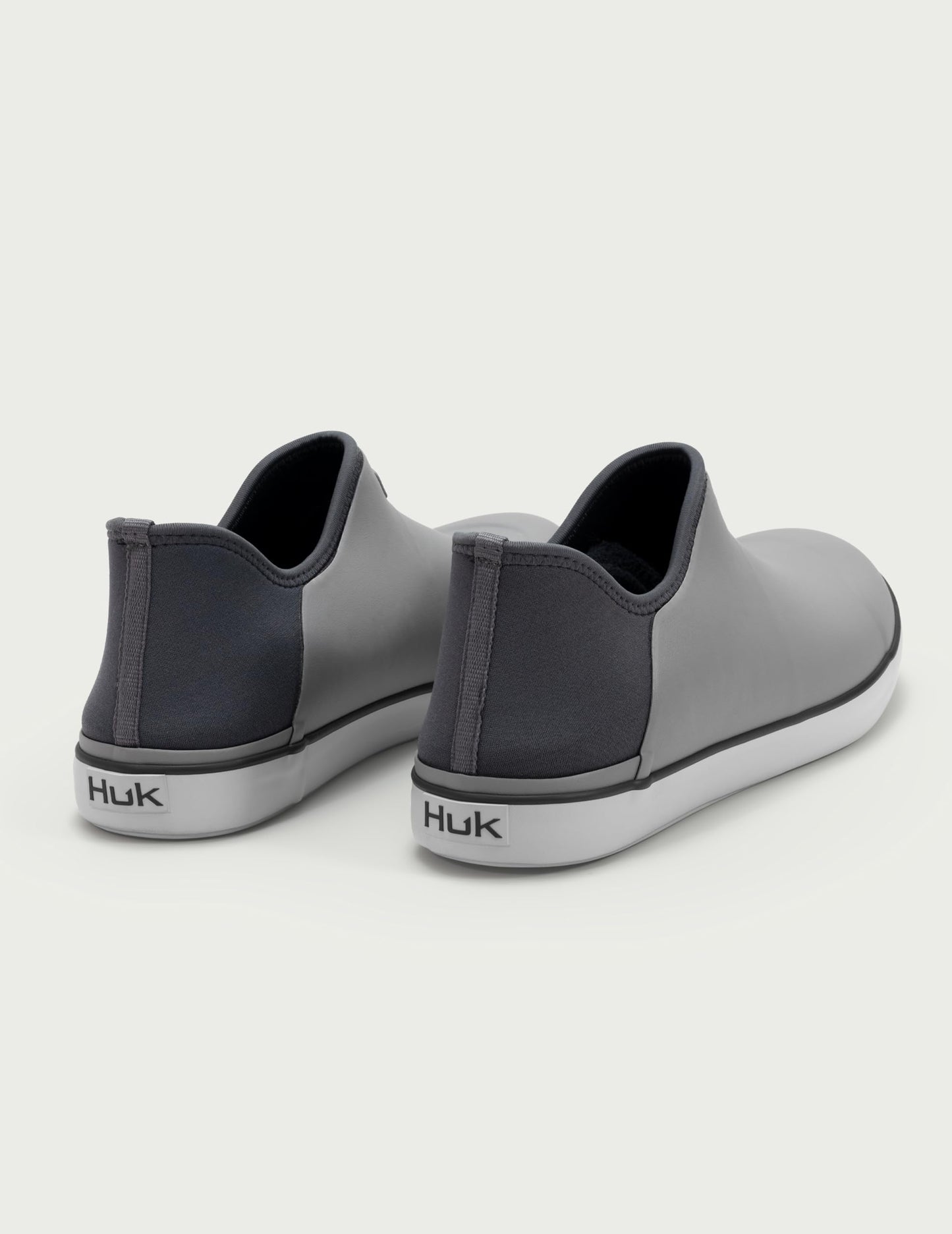 HUK - Mens Rogue Wave Waterproof Fishing & Outdoor Shoes for Men, Neoprene Lining, Non-Marking Rubber Outsole, Superior Traction, Comfortable EVA Footbed, Grey, 8