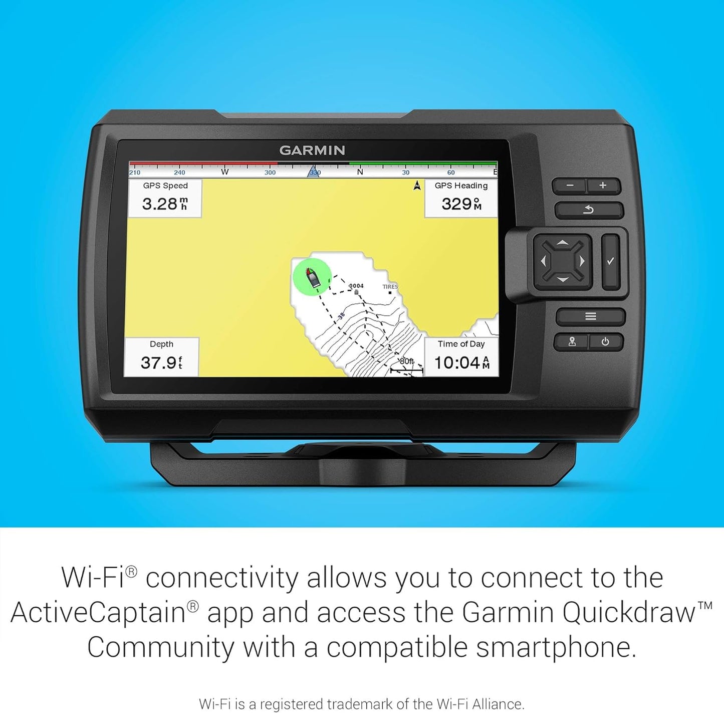 Garmin Striker Vivid 7cv Fishfinder - ClearVü Sonar