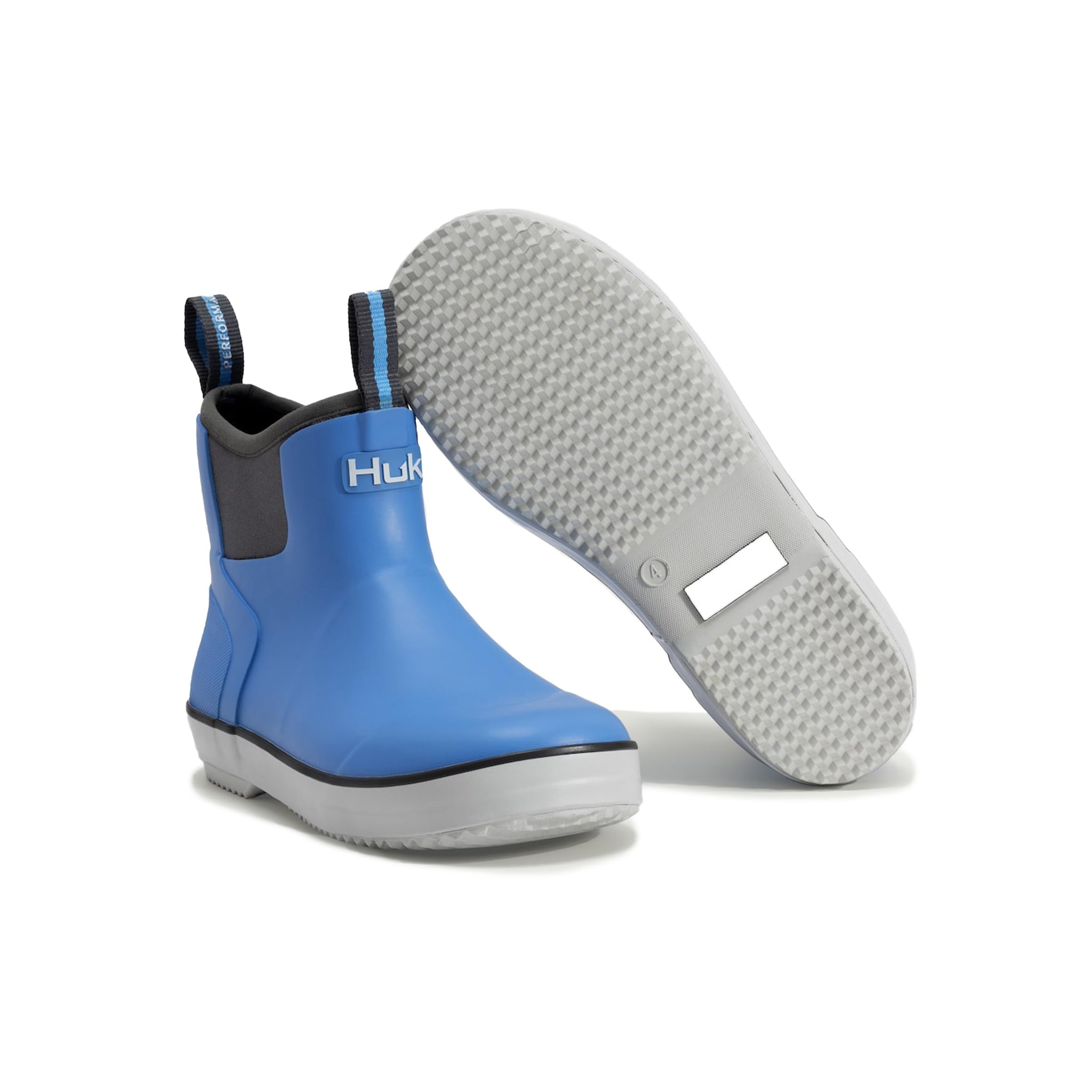 HUK - Unisex Kids Rogue Wave Shoe, High-Performance Fishing & Deck Boot for Youth, Marolina Blue, 3