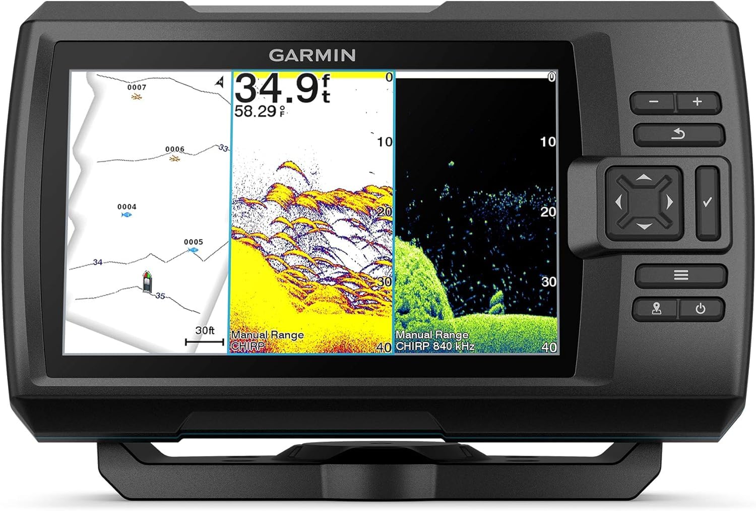 Garmin Striker Vivid 7cv Fishfinder - ClearVü Sonar