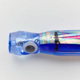 OCEAN CAT Teaser Chain Trolling Lure Saltwater Fishing Lure Bag with Circle Hook and Fishing Line Fully Rigged Teasers for Wahoo Tuna Marlin Mahi Mahi (#054-Blue+Pink, 6in+4.5in+6/0)