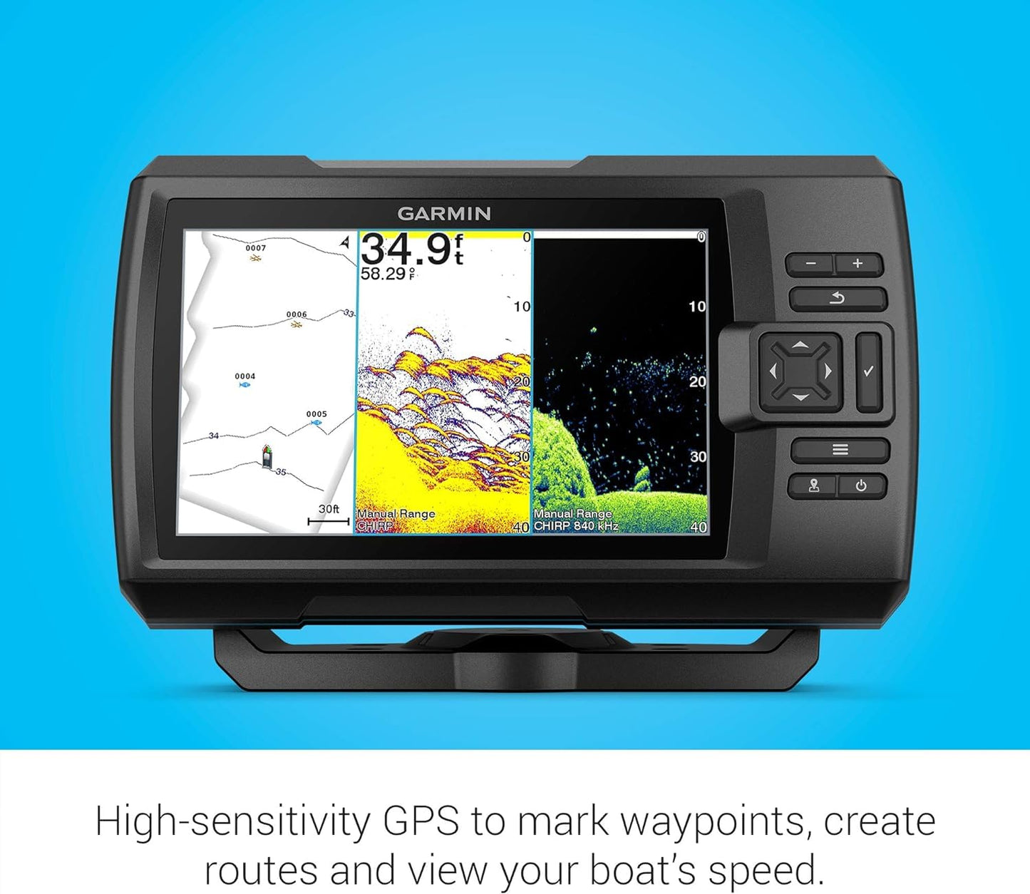 Garmin Striker Vivid 7cv Fishfinder - ClearVü Sonar