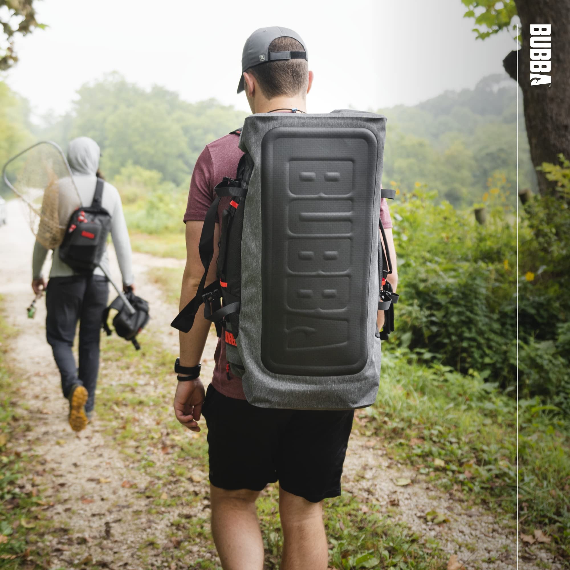 BUBBA Seaker Series Duffel Premium Dry Travel Bag with a Waterproof Base, Weather-Resistant Material and 62L of Capacity Perfect for Any Angler.