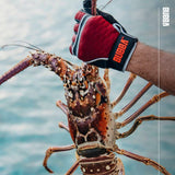 BUBBA Ultimate Fishing Gloves with Cut Resistant Construction, Cloth Thumb and Touch Screen Usability for Fishing, Angling, Boating and Outdoors, Large