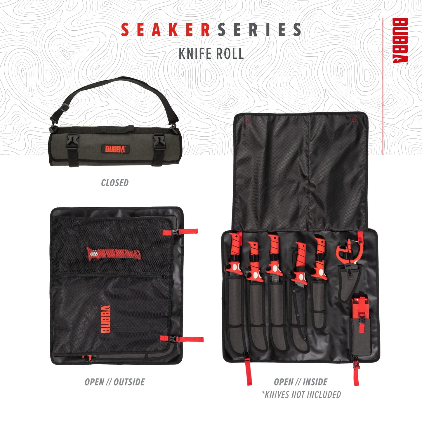 BUBBA Knife Roll Up Bag