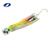 OCEAN CAT Set of 10 Pcs Offshore Big Game Trolling Lure for Marlin Tuna Mahi Dolphin Durado Wahoo Trolling Lures Free Mesh Bag (Mixed - Crystal Head - 10pcs)